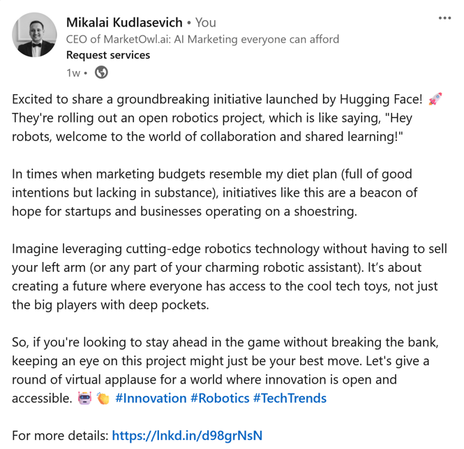 News Content with AI on your social media
